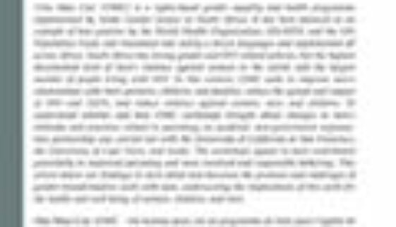 Sonke Report on One Man Can published in Gender & Development Journal