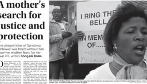 Sonke protests to turn the wheels of justice