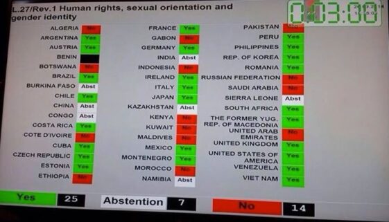 Sonke commends Minister Mashabane and Ambassador Minty for voting YES to Resolution on Sexual Orientation, Gender Identity and Expression