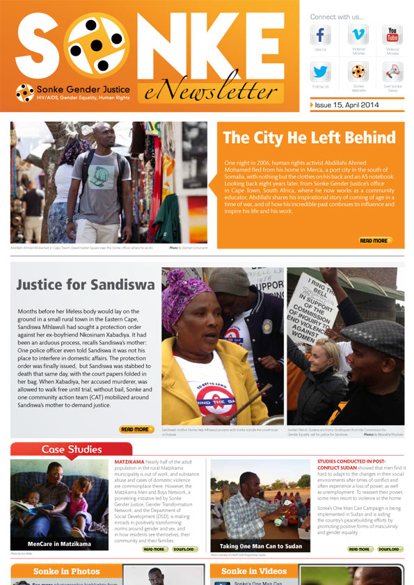 Sonke Newsletter 15 Sonke Gender Justice