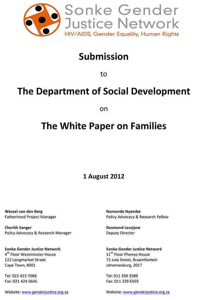 Sonkes-Submission-on-the-White-Paper-on-Families