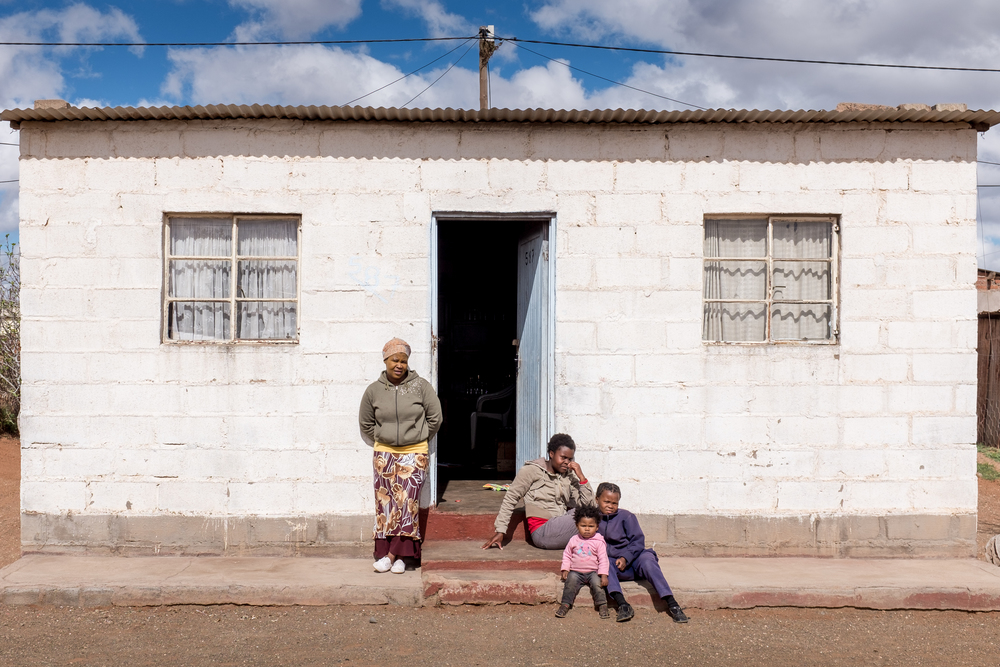 The home that Zimoshile Bozo lives with his sister and her children
