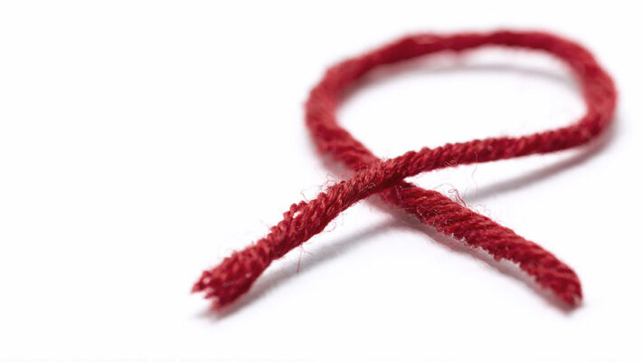HIV has a woman’s face, and AIDS looks like a dying man