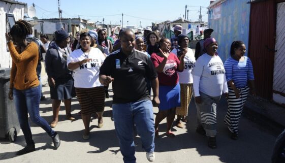 Khayelitsha walk with SJC