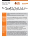 SWEAT Policing Sex Work SA Research Brief