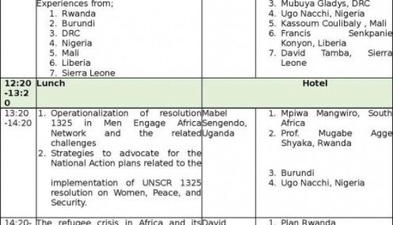 MEA Meeting Agenda