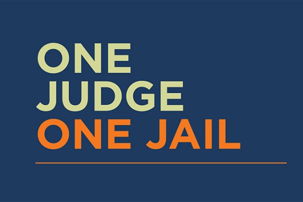 One Judge One Jail Banner