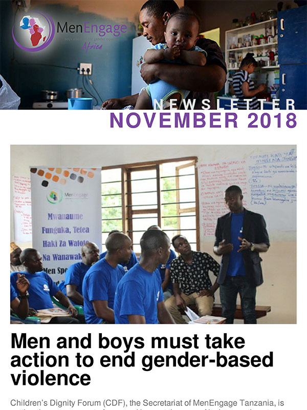 MenEngage Africa Newsletter 2018/4