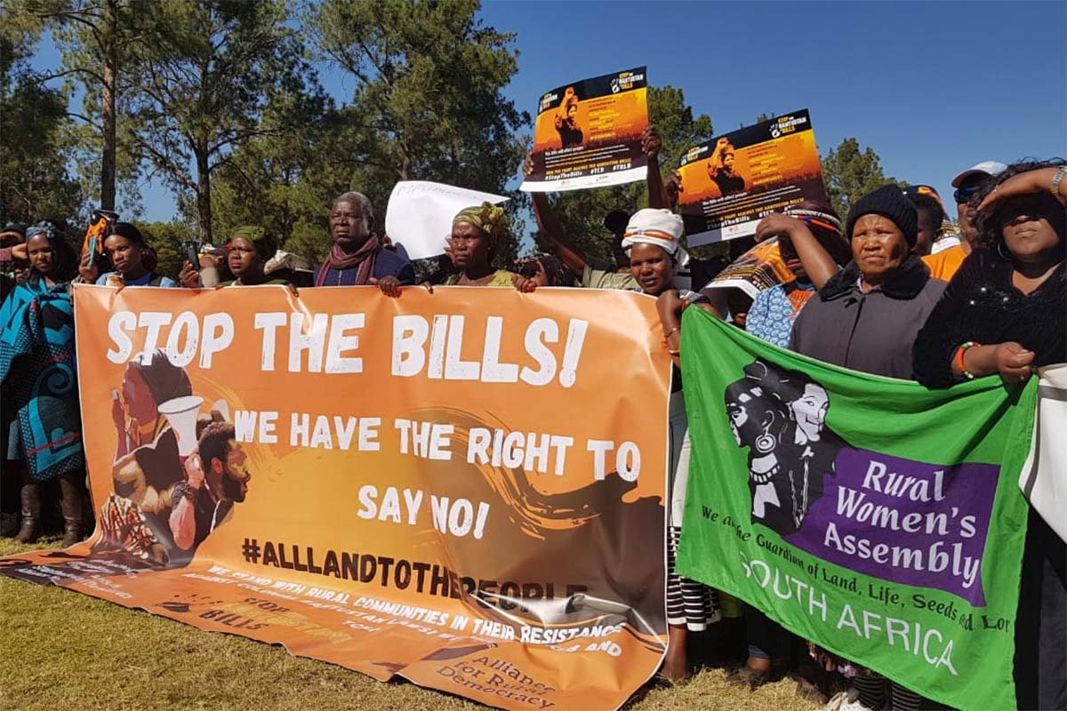 March to stop the Bantustan Bills