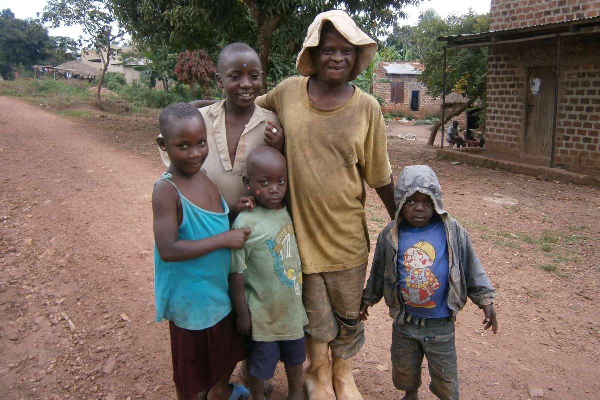 African Family Children Father