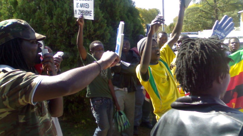 Zimbabwean Protesters