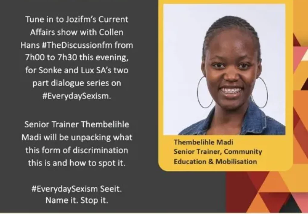 Community centric approaches to ending everyday sexism