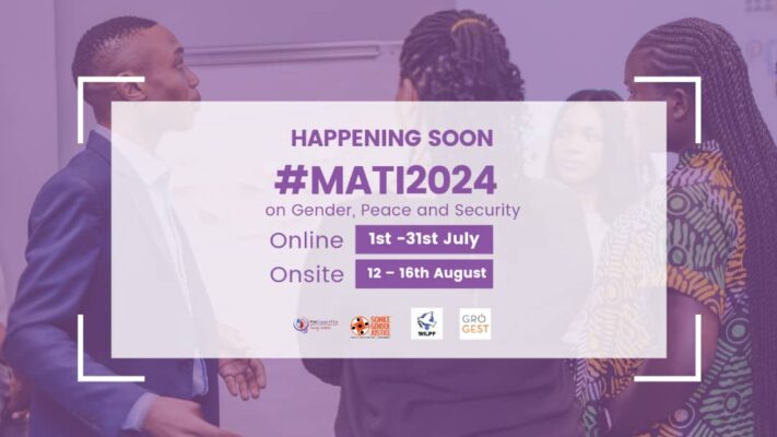 Hybrid #MATI2024 on “Gender Peace and Security,’ starts virtually in July, and onsite in August
